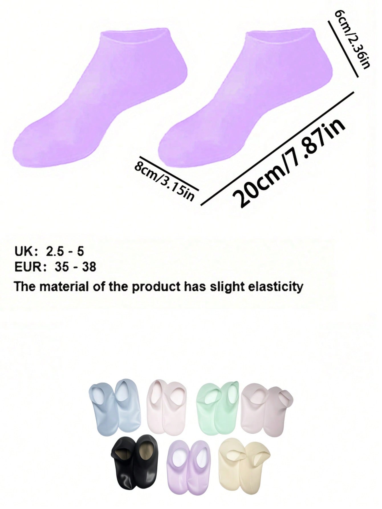 1 Pair Reusable Silicone Moist - đánh giá và giá Heels