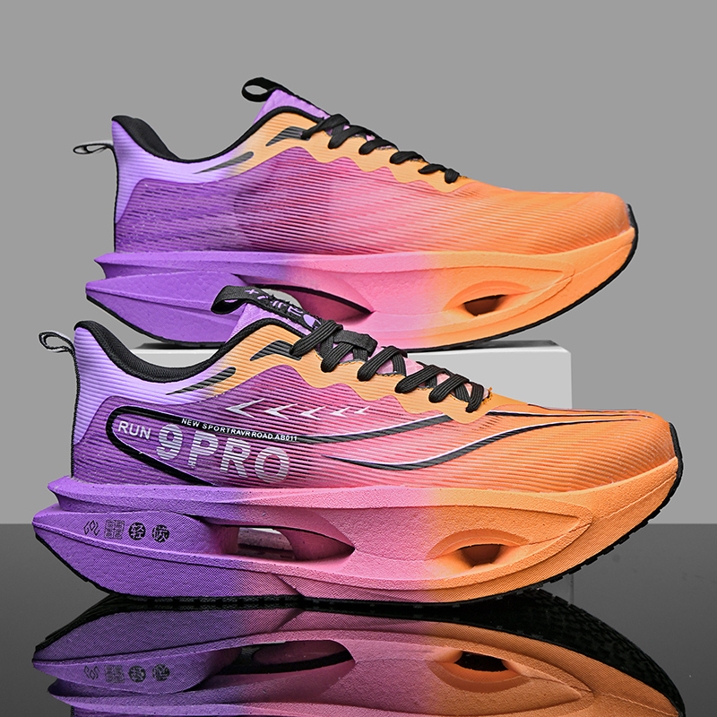 Men Running Shoes Carbon Board - đánh giá và giá Breathable Mesh Athletic Shoes